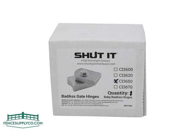 SHUT IT CI3650 Aluminum Baby BadAss Hinge - FenceSupplyCo.com
