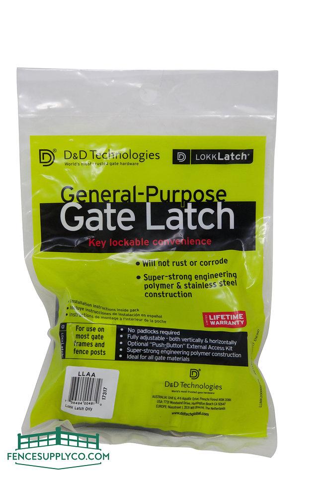 D&D LokkLatch - LLAA - FenceSupplyCo.com