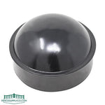 Black Coated Dome Top Post Cap - FenceSupplyCo.com