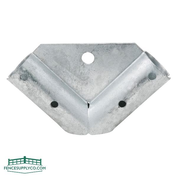 Gate Corner Ell - Pressed Steel - FenceSupplyCo.com