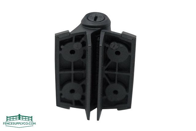 D&D TruClose Hinge with Alignment Legs - TCA1L2S3BT - FenceSupplyCo.com