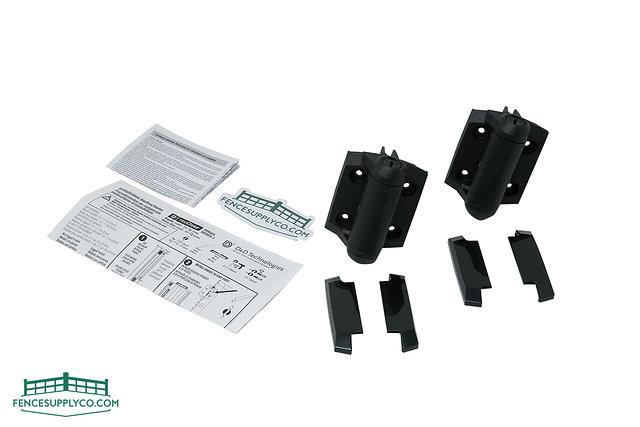 D&D TruClose Hinge with Alignment Legs - TCA1L2S3BT - FenceSupplyCo.com