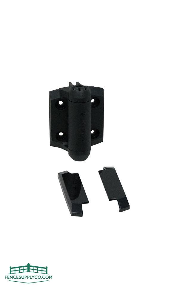 D&D TruClose Hinge with Alignment Legs - TCA1L2S3BT - FenceSupplyCo.com
