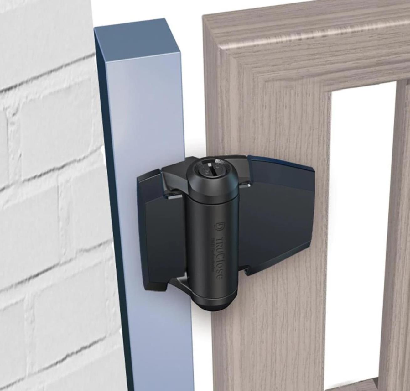 TruClose Series 3 Hinges for Metal and Wood Gates (No Legs)- Pair TCA2S3BT - FenceSupplyCo.com
