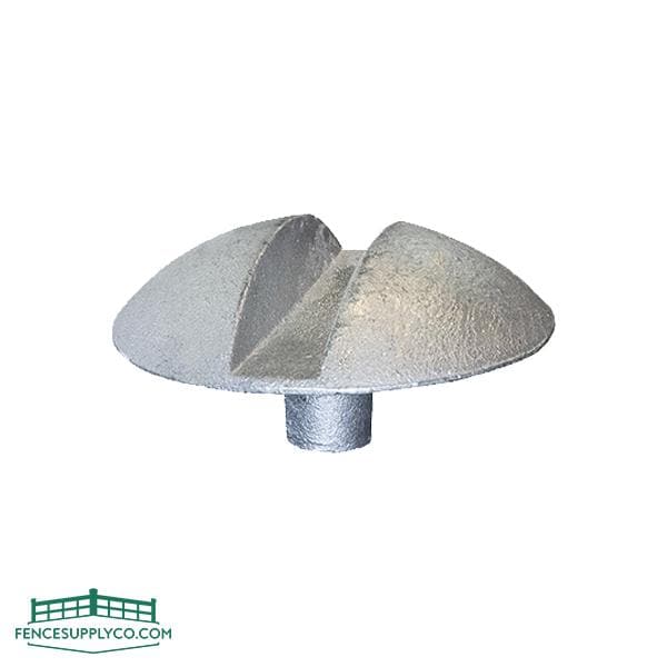 Gate Center Stop Malleable - Mushroom Style - FenceSupplyCo.com