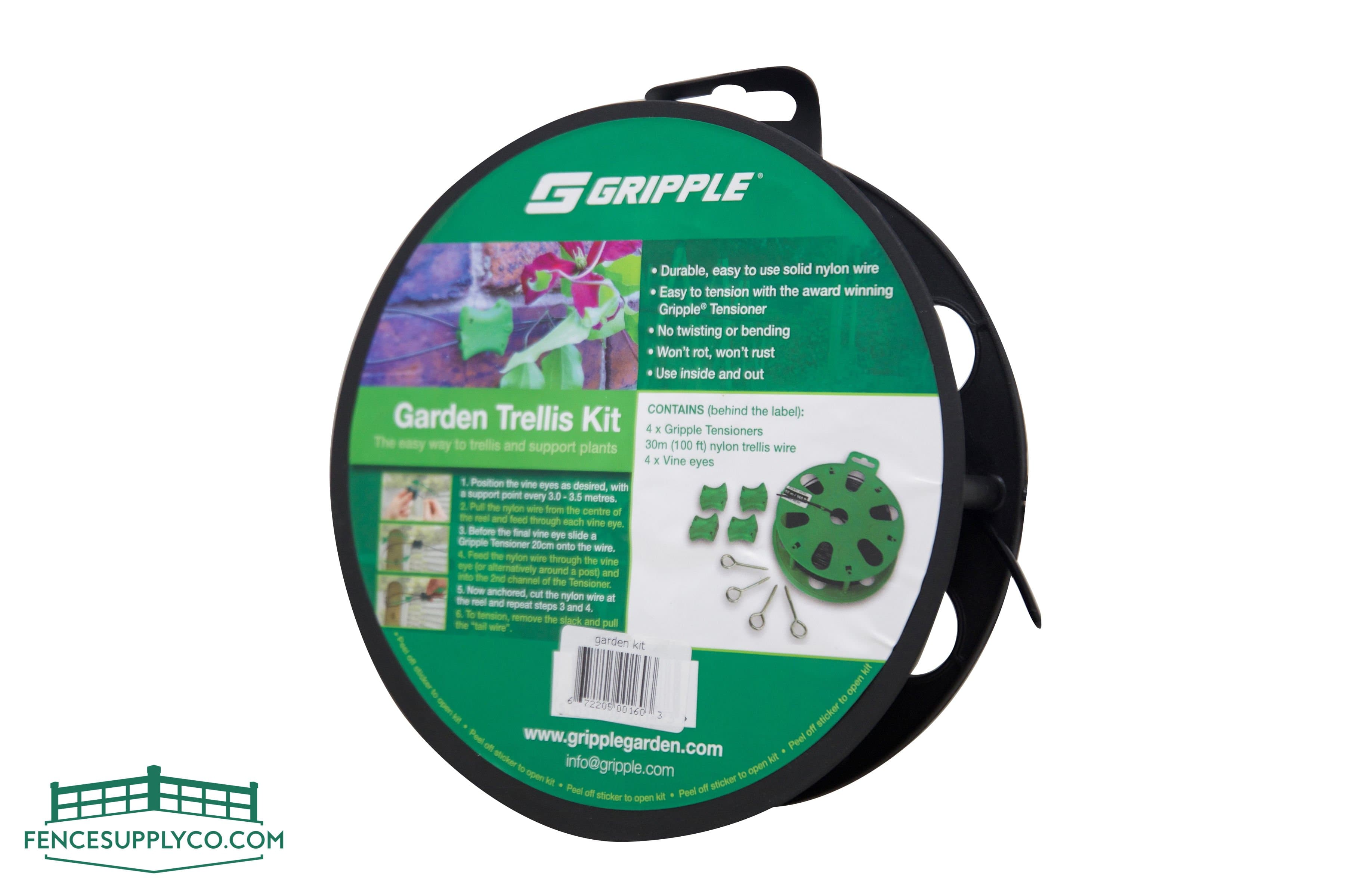 Gripple Garden Trellis Kit, 100FT - FenceSupplyCo.com