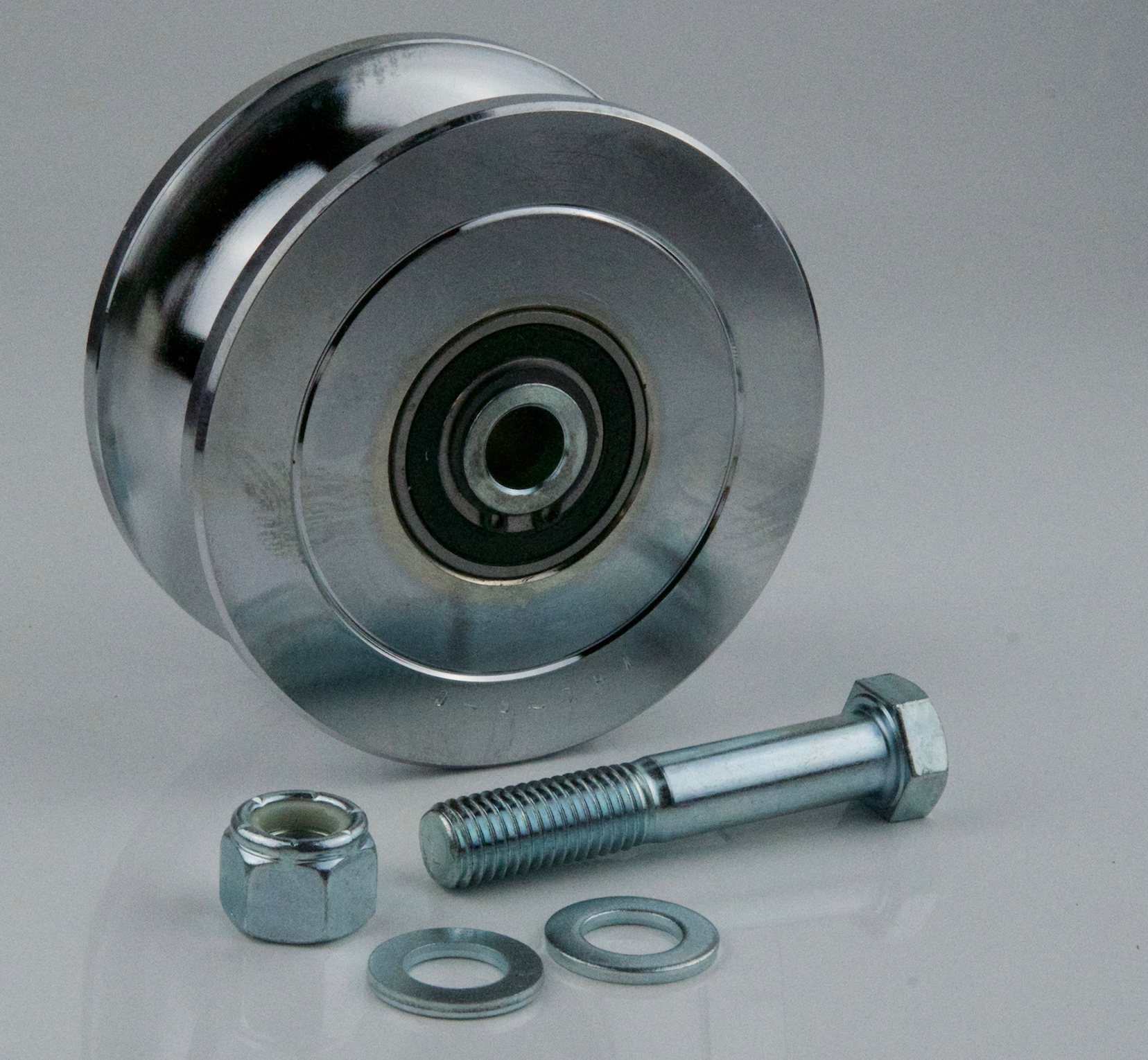 5" Pipe Track Power Wheel - FenceSupplyCo.com