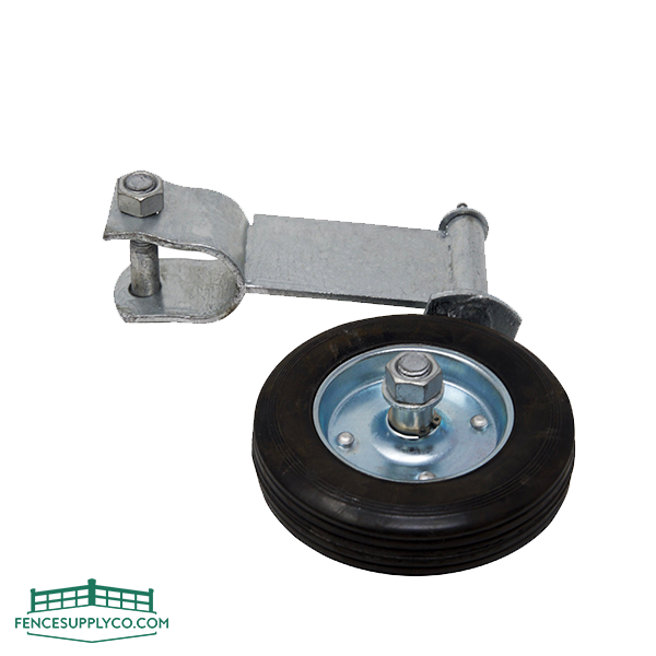 Gate Swivel Wheel For Round Pipe Or Tube (Hot Dip Galvanized) - FenceSupplyCo.com